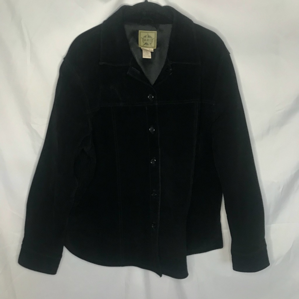 VNTG AMI Black Suede Jacket